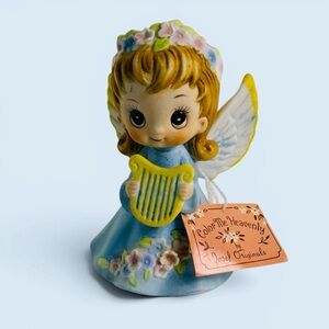 Josef Originals Angel With Harp W/Tags